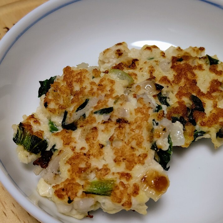 離乳食手づかみ◎鶏ひき肉豆腐ハンバーグ